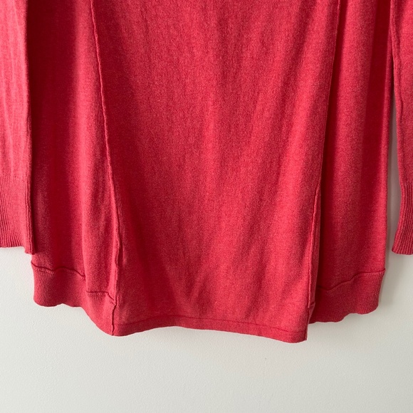 Mossimo Coral Cotton & Wool V-Neck Sweater - Picture 13 of 16